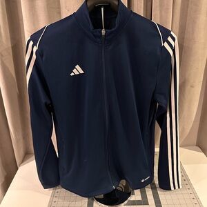 Adidas Blue Slim Fit Track Jacket